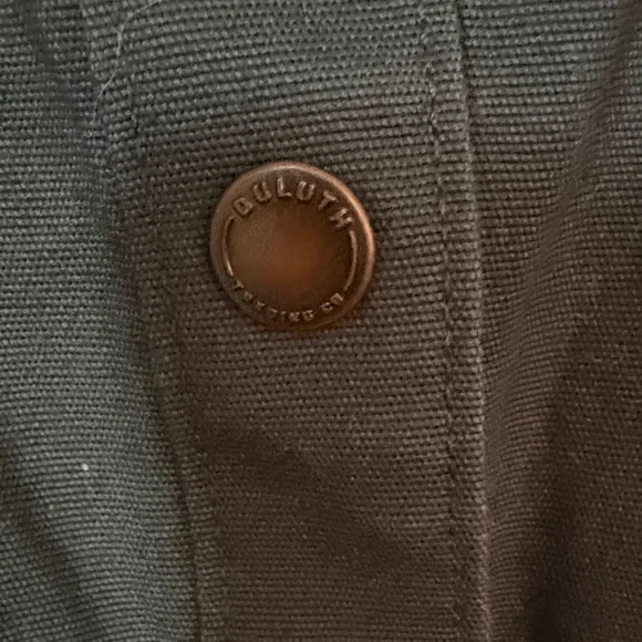 Duluth Trading Co. Blue/Gray Button-Up Work Shirt - Picture 5 of 14